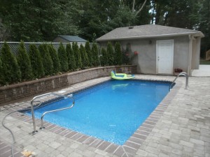 19 - Backyard / Inground Pool / Brick Pavers (after)